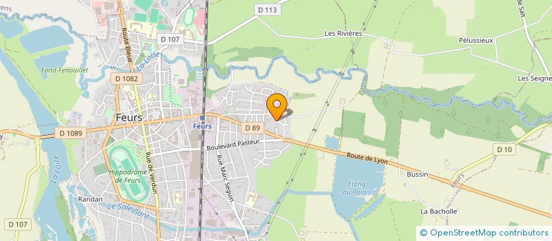 localisation de l'entreprise CLEAN'O FAP  FEURS