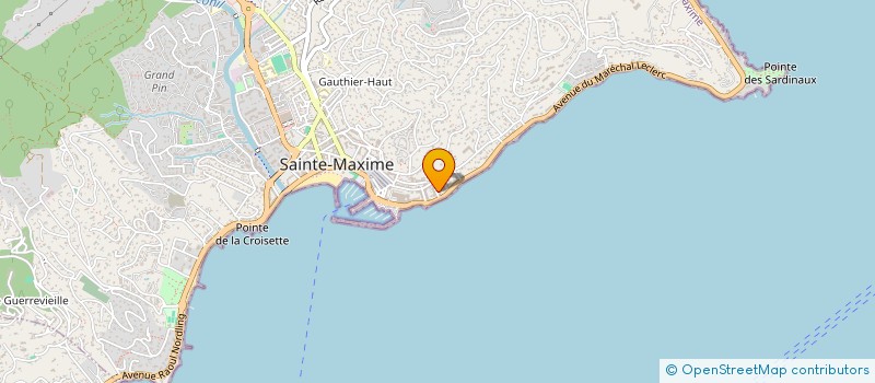 localisation de l'entreprise CLEAN OCEAN TRADING à SAINTE-MAXIME