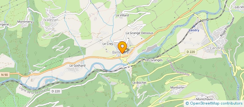 localisation de l'entreprise CLEAN OPTIMUM à LA PLAGNE TARENTAISE