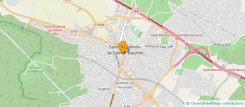 localisation de l'entreprise CLEAN'PANEL à SAINT-MAXIMIN-LA-SAINTE-BAUME