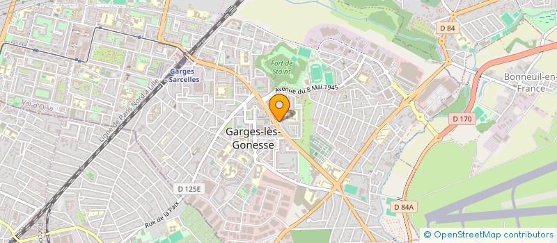 localisation de l'entreprise CLEAN PARTENAIRE HYGIENE  GARGES-LES-GONESSE