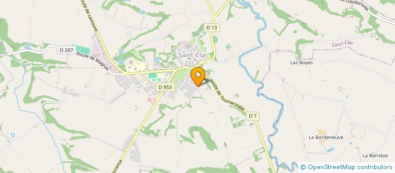 localisation de l'entreprise CLEAN PISCINE 32  SAINT-CLAR