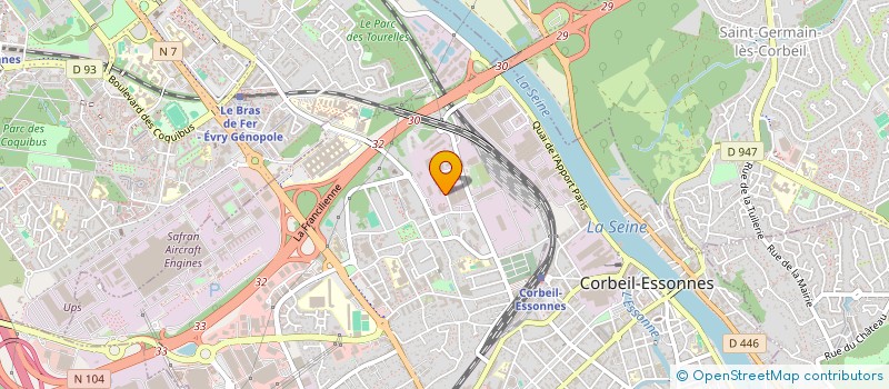 localisation de l'entreprise CLEAN PLUS NETTOYAGES ET SERVICES  CORBEIL-ESSONNES