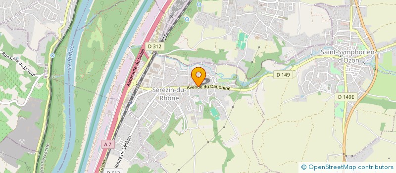 localisation de l'entreprise CLEAN PRO NETTOYAGE SERVICES  SEREZIN-DU-RHONE