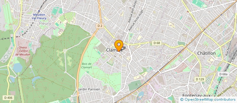 localisation de l'entreprise CLEAN PROJET à CLAMART