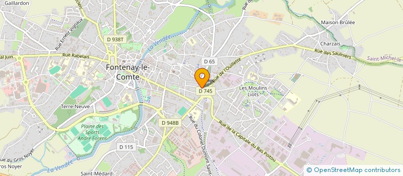 localisation de l'entreprise CLEAN PROPRETE 85 à FONTENAY-LE-COMTE