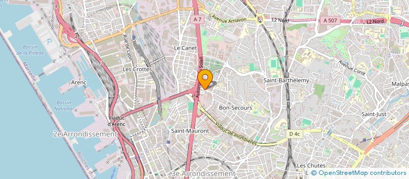 localisation de l'entreprise CLEAN QUALITE SERVICES à MARSEILLE