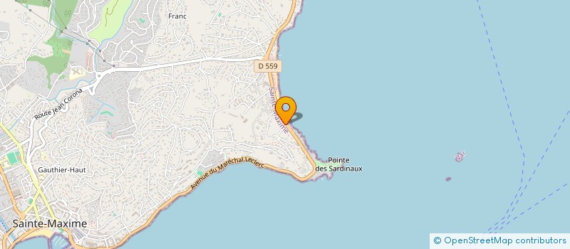 localisation de l'entreprise CLEAN & READY à SAINTE-MAXIME