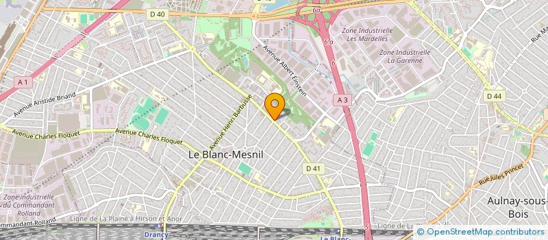 localisation de l'entreprise CLEAN RENOVE à LE BLANC-MESNIL