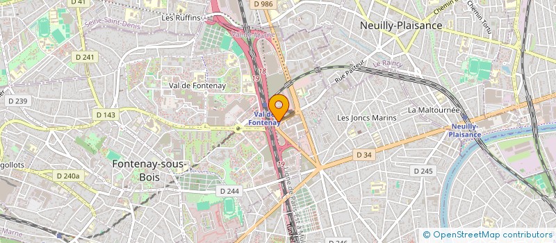 localisation de l'entreprise CLEAN SERVICE à FONTENAY-SOUS-BOIS