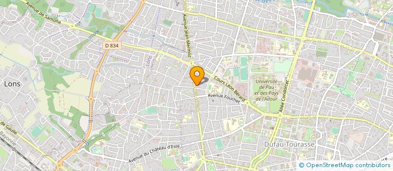 localisation de l'entreprise CLEAN SERVICE AUTO à PAU