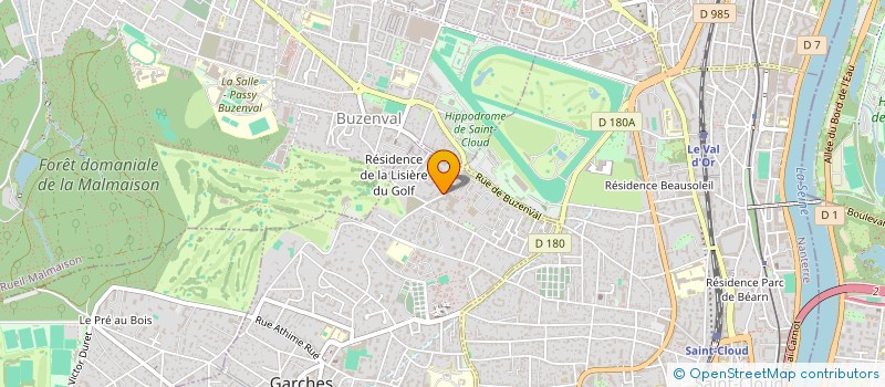 localisation de l'entreprise CLEAN SERVICE B&B EURL à GARCHES