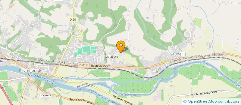 localisation de l'entreprise CLEAN SERVICES  CAUNEILLE