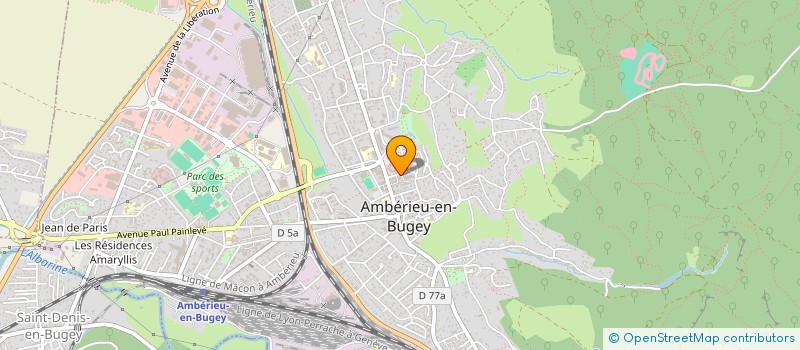 localisation de l'entreprise CLEAN SERVICES à AMBERIEU-EN-BUGEY