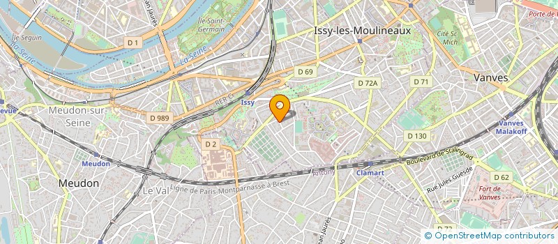 localisation de l'entreprise CLEAN SERVICES à ISSY-LES-MOULINEAUX