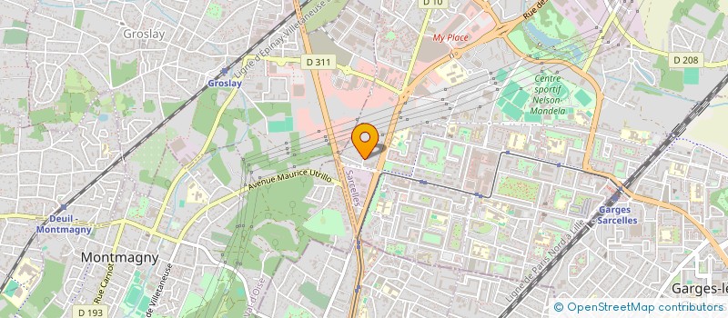 localisation de l'entreprise CLEAN SERVICES à SARCELLES