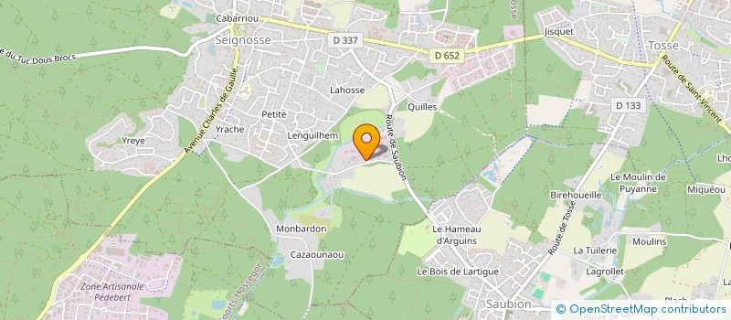 localisation de l'entreprise CLEAN SERVICES LANDES  SEIGNOSSE