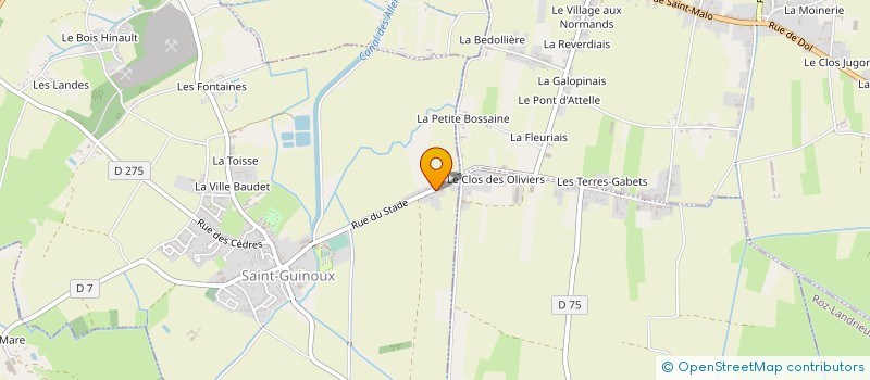 localisation de l'entreprise CLEAN SERVICES PLUS  SAINT-GUINOUX