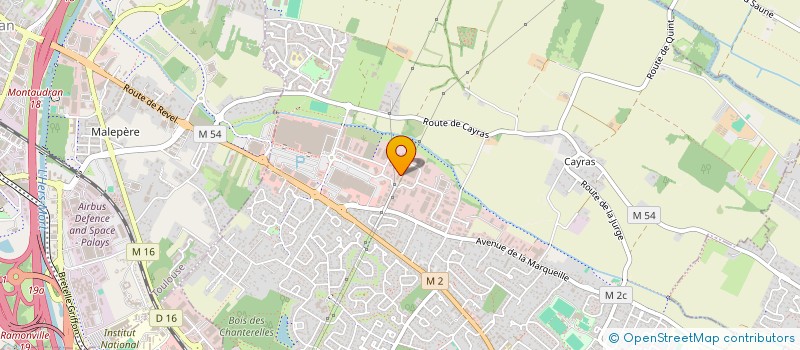 localisation de l'entreprise CLEAN'SO à SAINT-ORENS-DE-GAMEVILLE