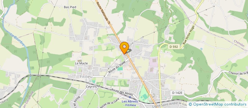 localisation de l'entreprise CLEAN TEAM 38  LES ABRETS EN DAUPHINE