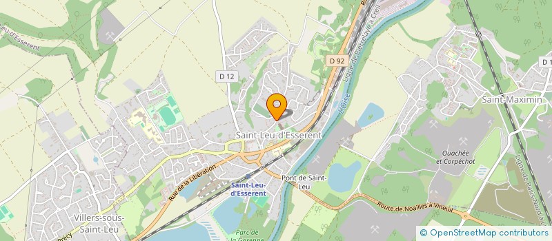 localisation de l'entreprise CLEAN TECH 60 à VILLERS-SOUS-SAINT-LEU
