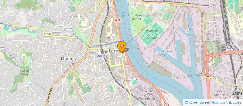 localisation de l'entreprise CLEAN TECH  OULLINS-PIERRE-BENITE