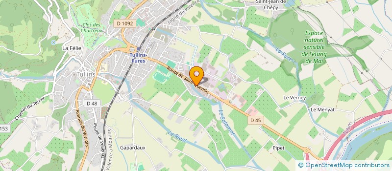 localisation de l'entreprise CLEAN-TENUE à TULLINS