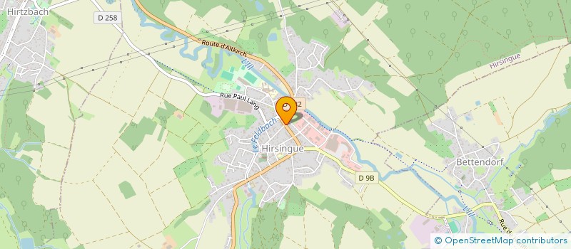 localisation de l'entreprise CLEAN TEXTILES SARL  HIRSINGUE