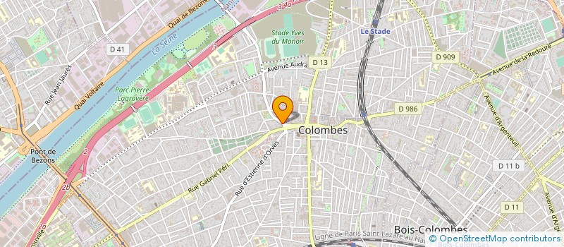 localisation de l'entreprise CLEAN & TOOLS à COLOMBES
