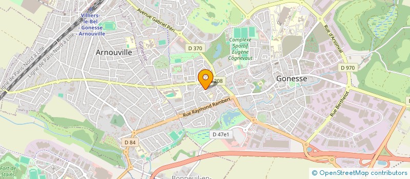 localisation de l'entreprise CLEAN TP  GONESSE