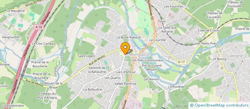 localisation de l'entreprise CLEAN TRANS EUROPE  MONTBAZON