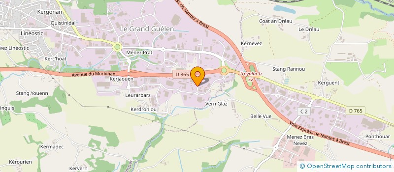 localisation de l'entreprise CLEAN TRUCK 29 à QUIMPER