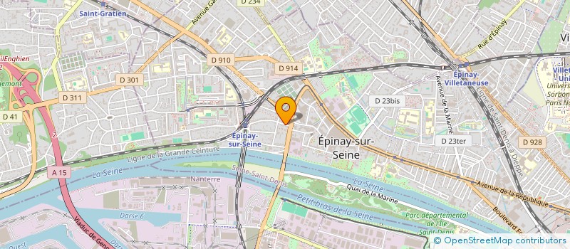 localisation de l'entreprise CLEAN UP à EPINAY-SUR-SEINE