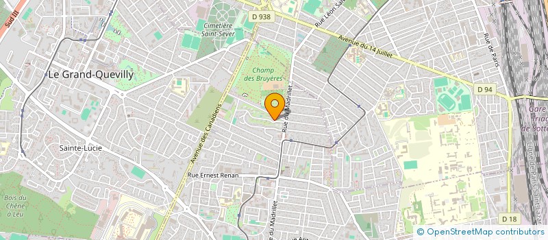 localisation de l'entreprise CLEAN'UP  SAINT-ETIENNE-DU-ROUVRAY