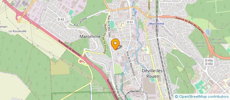 localisation de l'entreprise CLEAN UP CARS 76  MAROMME