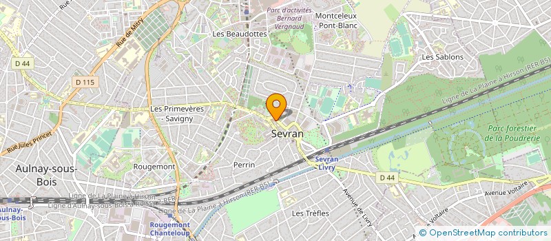 localisation de l'entreprise CLEAN'UP IMPACT à SEVRAN