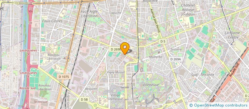 localisation de l'entreprise CLEAN UP SERVICES à GRENOBLE