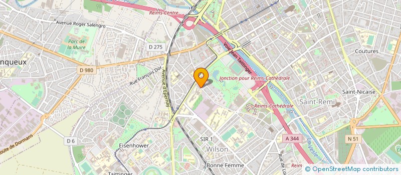 localisation de l'entreprise CLEAN VITE  REIMS