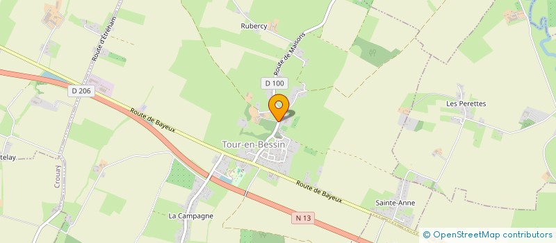 localisation de l'entreprise CLEAN WASH AUTO  TOUR-EN-BESSIN