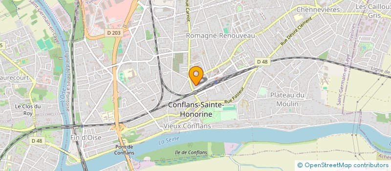 localisation de l'entreprise CLEAN WELL à CONFLANS-SAINTE-HONORINE