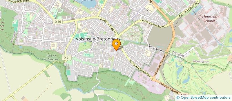 localisation de l'entreprise CLEAN YVELINES SERVICES  VOISINS-LE-BRETONNEUX