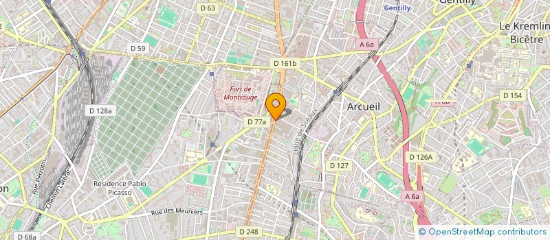 localisation de l'entreprise CLEAN Z à ARCUEIL
