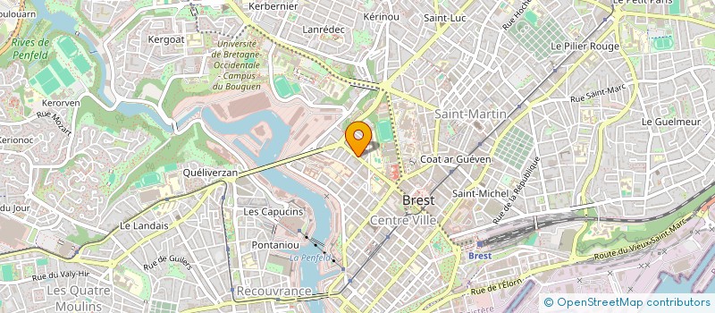 localisation de l'entreprise CLEANAK à BREST