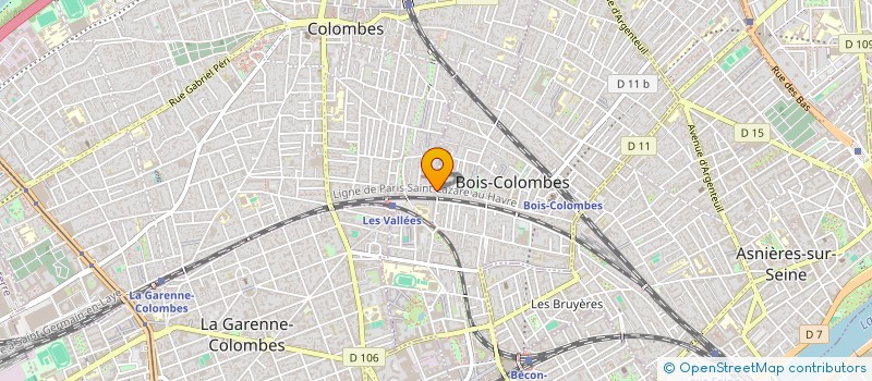 localisation de l'entreprise CLEANBOX à COLOMBES