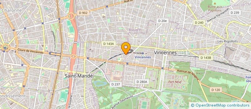 localisation de l'entreprise CLEANDEM à VINCENNES