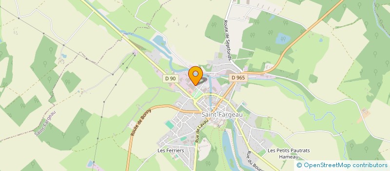 localisation de l'entreprise CLEANDRE à SAINT-FARGEAU