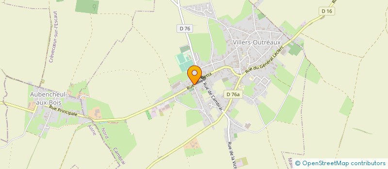 localisation de l'entreprise CLEANE  VILLERS-OUTREAUX