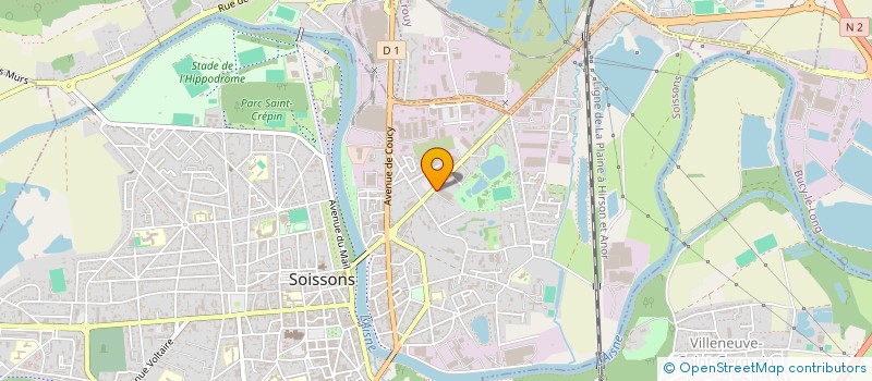 localisation de l'entreprise CLEANEANCE - NORD PICARDIE NETTOYAGE à SOISSONS