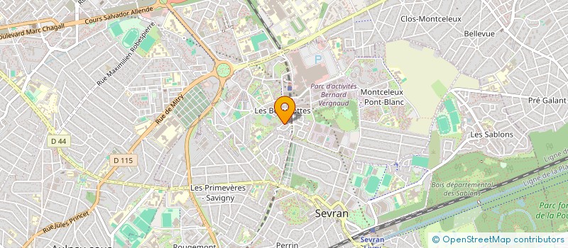 localisation de l'entreprise CLEANEDI à SEVRAN