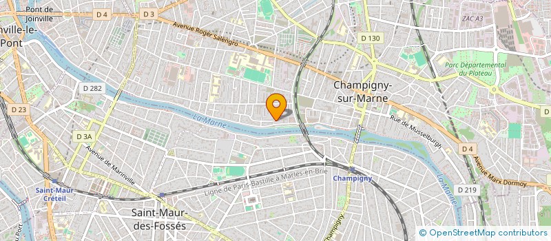 localisation de l'entreprise CLEANEOR à CHAMPIGNY-SUR-MARNE